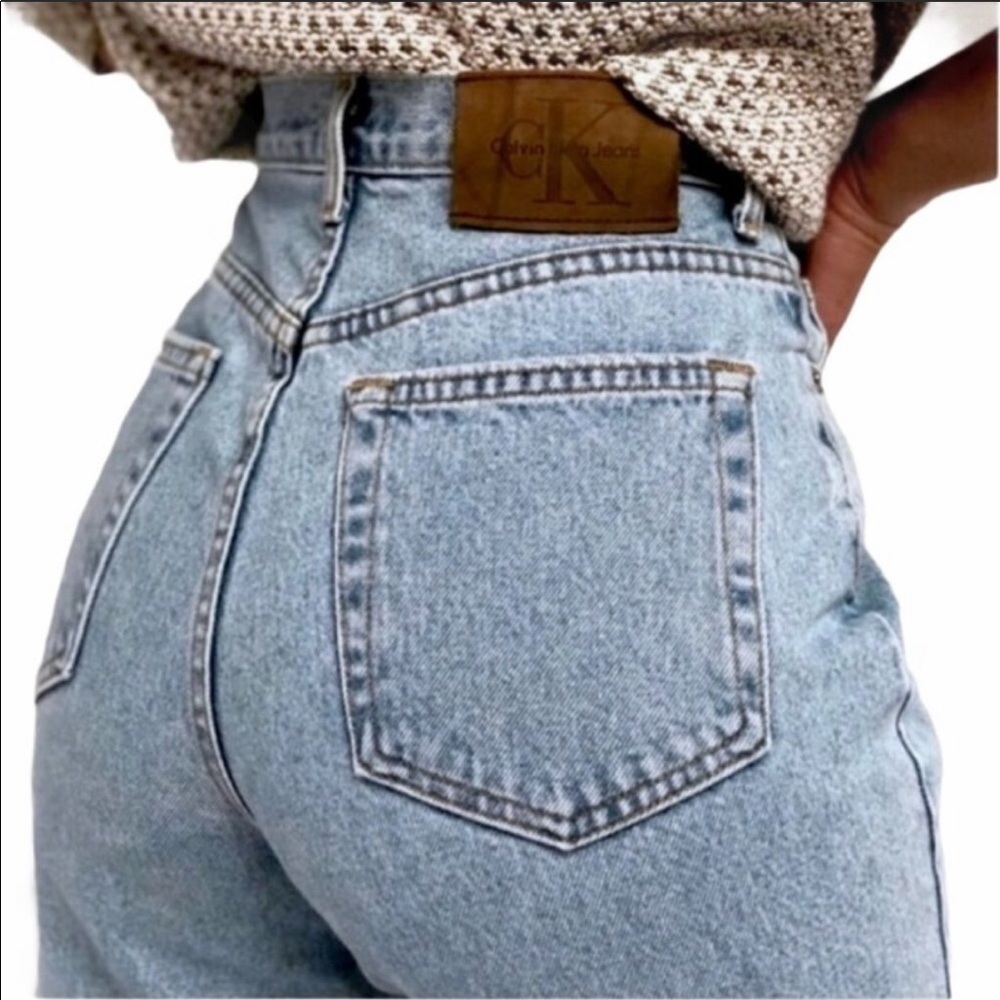 Calvin Klein vintage high wasted mom jeans